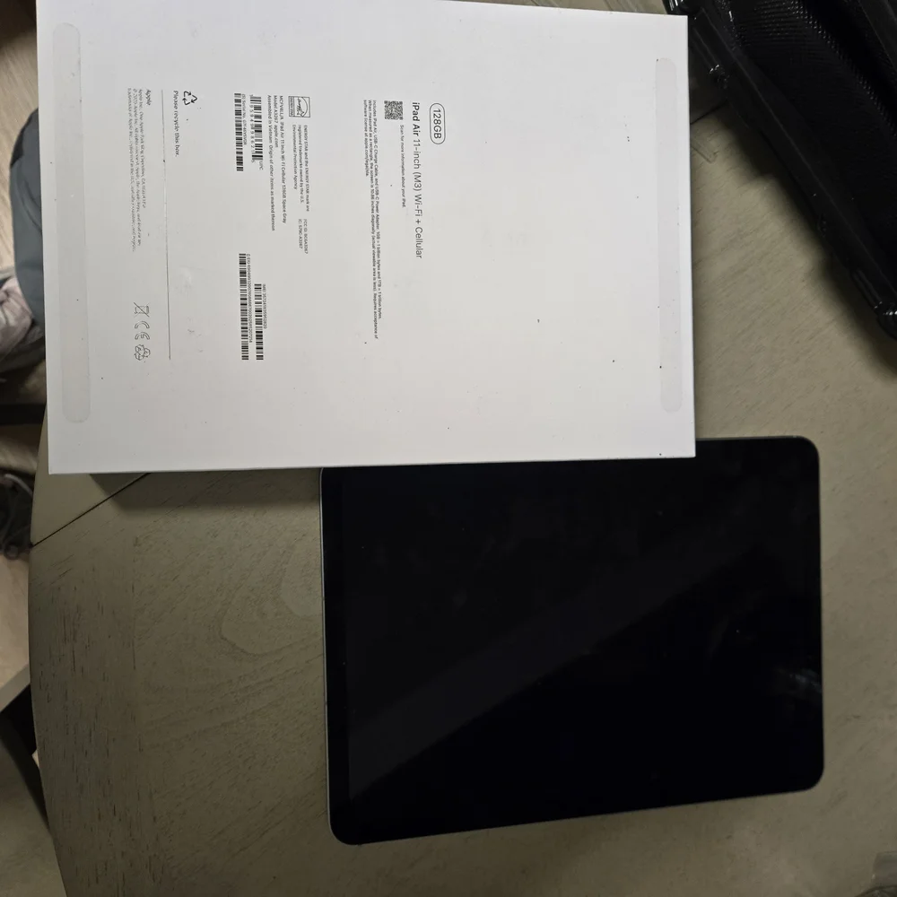 Apple Tablet with Silver Case
